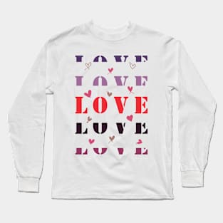 Infinite Love in colors Long Sleeve T-Shirt